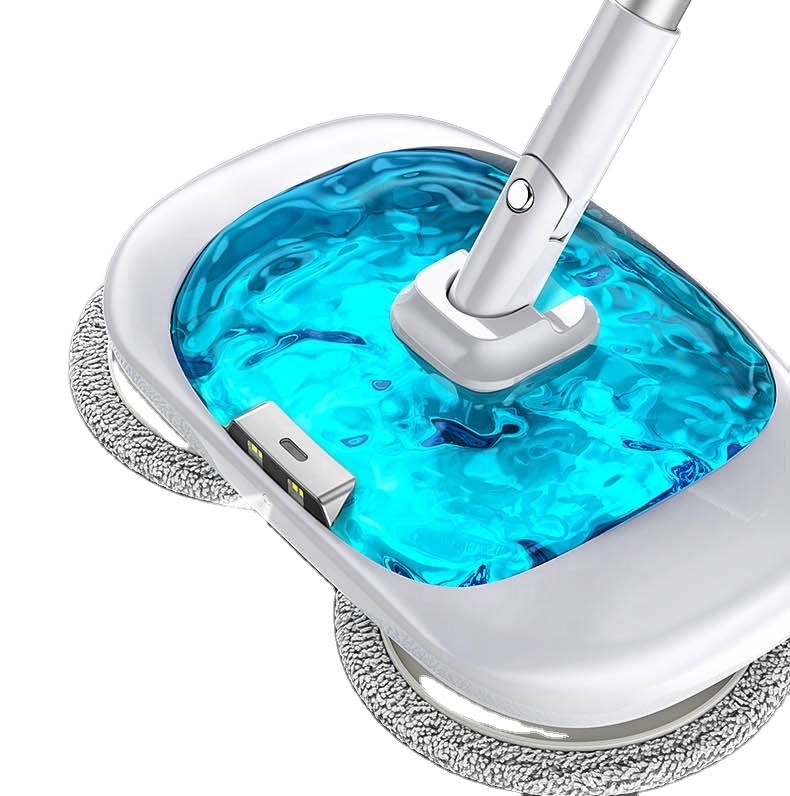 wet and dry electric cleaning mop rechargeable floor roller mop electric spin mop