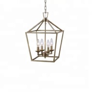 Vintage Rubbed Oil Bronze Metal Polygonal Church pendant light