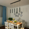 Vintage Aluminum Bar Counter Kitchen Dining LED cob Luminaire Track Pendant Light