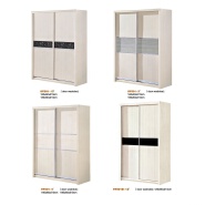 New Double Color Wardrobe Design Furniture Bedroom