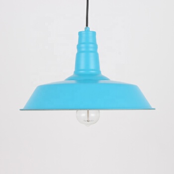 Vintage Iron industrial loft Dia25/36/46cm dinning room lamp Barn pendant light