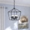Vintage Rubbed Oil Bronze Metal Polygonal Church pendant light
