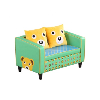 Colorful and good quality kids storage sofa kindergarten furniture