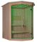 Red Cedar Solid Wood Type and 4 People Capacity dry steam sauna room