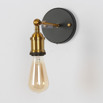 Vintage Brass Metal lamp holder E27 Wall lamp