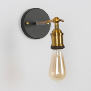 Vintage Brass Metal lamp holder E27 Wall lamp