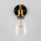 Vintage Restaurant Glass Cloche Wall lamp