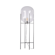 Nordic Vintage Iron Decorative Big Glass floor Standing lamp
