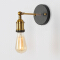 Vintage Brass Metal lamp holder E27 Wall lamp