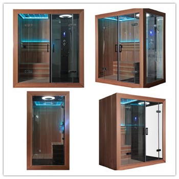 corner sauna steam room combination Factory direct sales