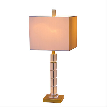 2019 Hot sale new product metal and crystal table lamp/Gold metal base with crystal body light