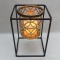 Factory direct sale modern tabletop geometry tealight iron candleholder