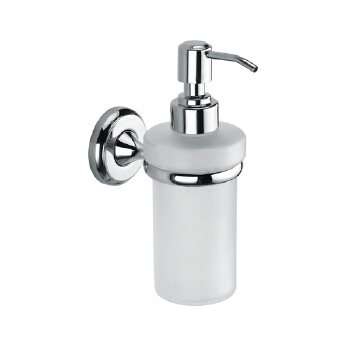 Chrome stainless steel wall mounted shower shampoo gel dispensers