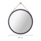 Bamboo mirror in the wall mirror decorative and bedroom makeup mirror bathroom