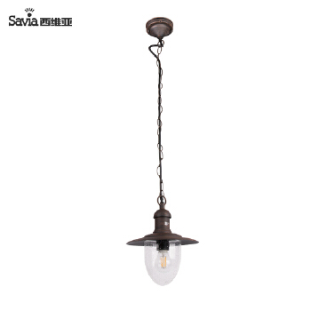 Vintage Style 220V Waterproof Aluminum Outdoor Pendant Lamp 