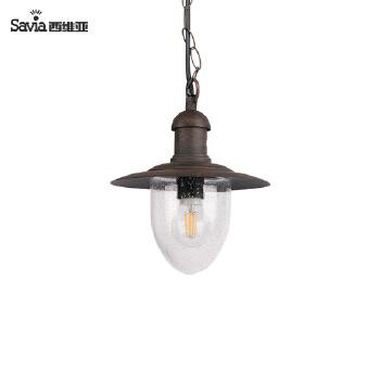 Vintage Style 220V Waterproof Aluminum Outdoor Pendant Lamp 