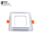led ultra-thin square double color indoor furniture led panel light 