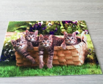 100% polyester custom design washable bathroom animal print carpet for flooring