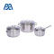 Modern style cooking pot stainless steel cookware set