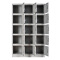 15 door steel parcel gym laundry colorful cheap metal beach clothes locker