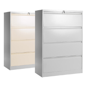 Office steel furniture high quality knock down style strict inspection standard 3 drawer lateral cab