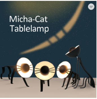 Modern Decoration Replice Micha-Cat Tablelamp