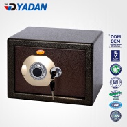 Mini classical money counting steel safe box case