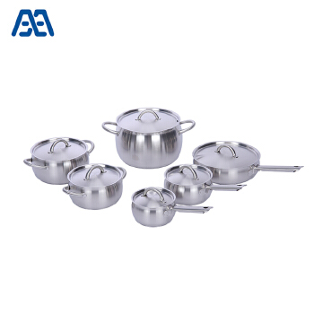 Various styles apple shape stainless steel cookware set