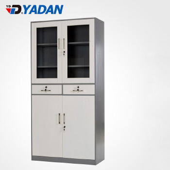 Two-piece Office furniture with new design appliances cabinet and 1 adjustable shelf 2 drawer
