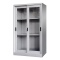 Chines used office furniture import 2 sliding glass door with two adjustable shelf vertical steel st