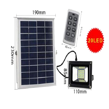 China made new product solar lights outdoor led flood light