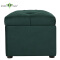 Jennifer Taylor elegant green tufted fabric storage bench upholstery velvet large ottoman wholesale 