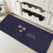 Anti-skid highly absorbent custom Embroidery pattern washable kitchen rugs