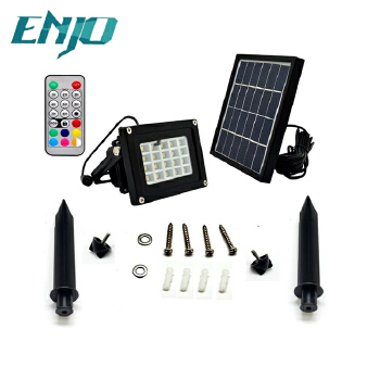 color changing outdoor solar flood light