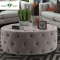 House furniture sofa sets vintage design customize color low MOQ upholstery round coffee table