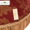 China red vintage design fabric classic furniture set round ottoman