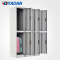 Vertical 2 tiers cold-rolled steel lockable high quality 6 door metal school clothes locker