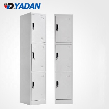 modern cheap 3 door home/bedroom furniture metal lockers