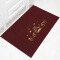 Waterproof entrance door mat Customized designs embroidered floor mat