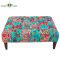 House furniture Indian kantha blanket cotton fabric upholstery coffee table