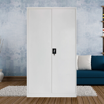 Modern design high capacity swing door storage metal bedroom wardrobe