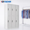 Super cheap school office furniture cold-rolled steel clothing storage cabinet 6 door locker with plastic handle
