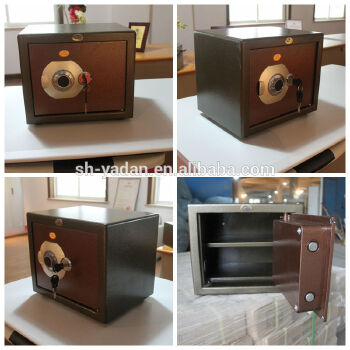 Mini classical money counting steel safe box case
