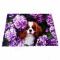 100% polyester custom design washable bathroom animal print carpet for flooring