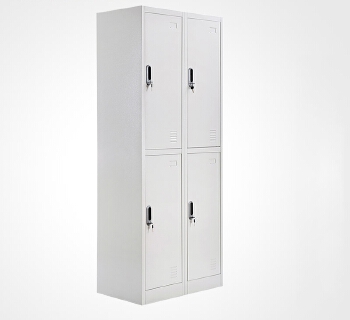 2019 New design Cold-rolled steel Low price 2 tiers 4 door used stadium and sports gym metal locker workman wardrobe