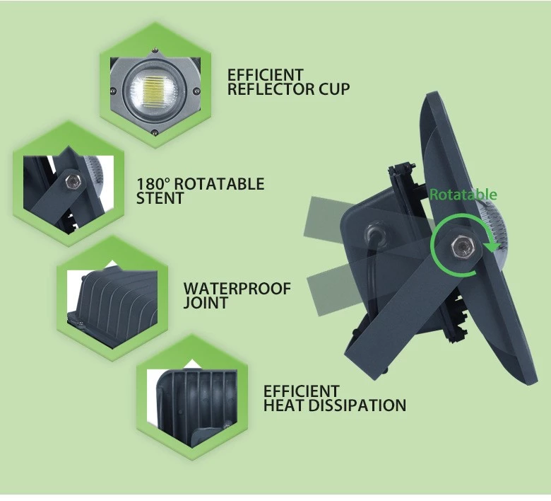 led flood light price waterproof outdoor rechargeable battery 30w led flood light