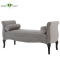 Roll arm sofa fabric upholstered bench