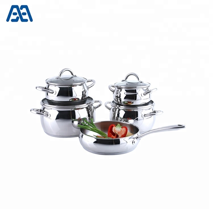 Kitchen accessories ss casserole cookware set