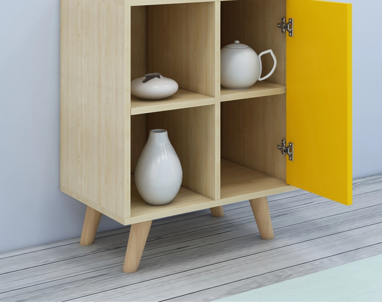 Modern Simple Style Living Room Furniture Wooden Storage Side Cabinet for apartment and loft