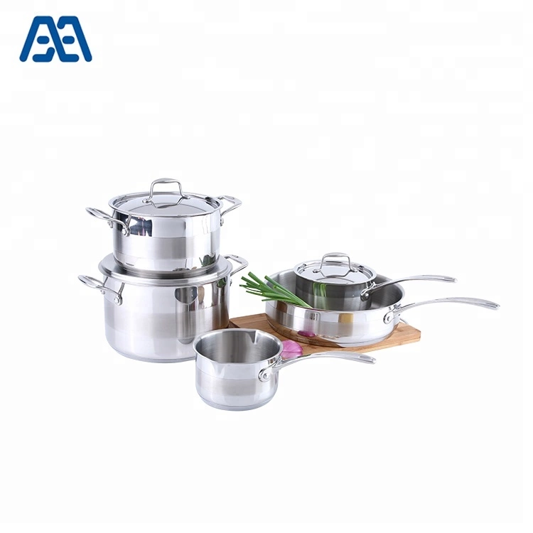 Wholesale casserole cooking pot set with riveted handle